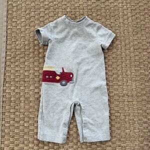 2003 Gymboree Firetruck Embroidery Baby Boy’s One Piece Size 3-6 Months
